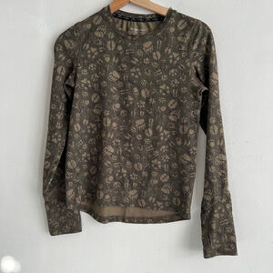 Women's Terramar Long Sleeve Top Size L Green